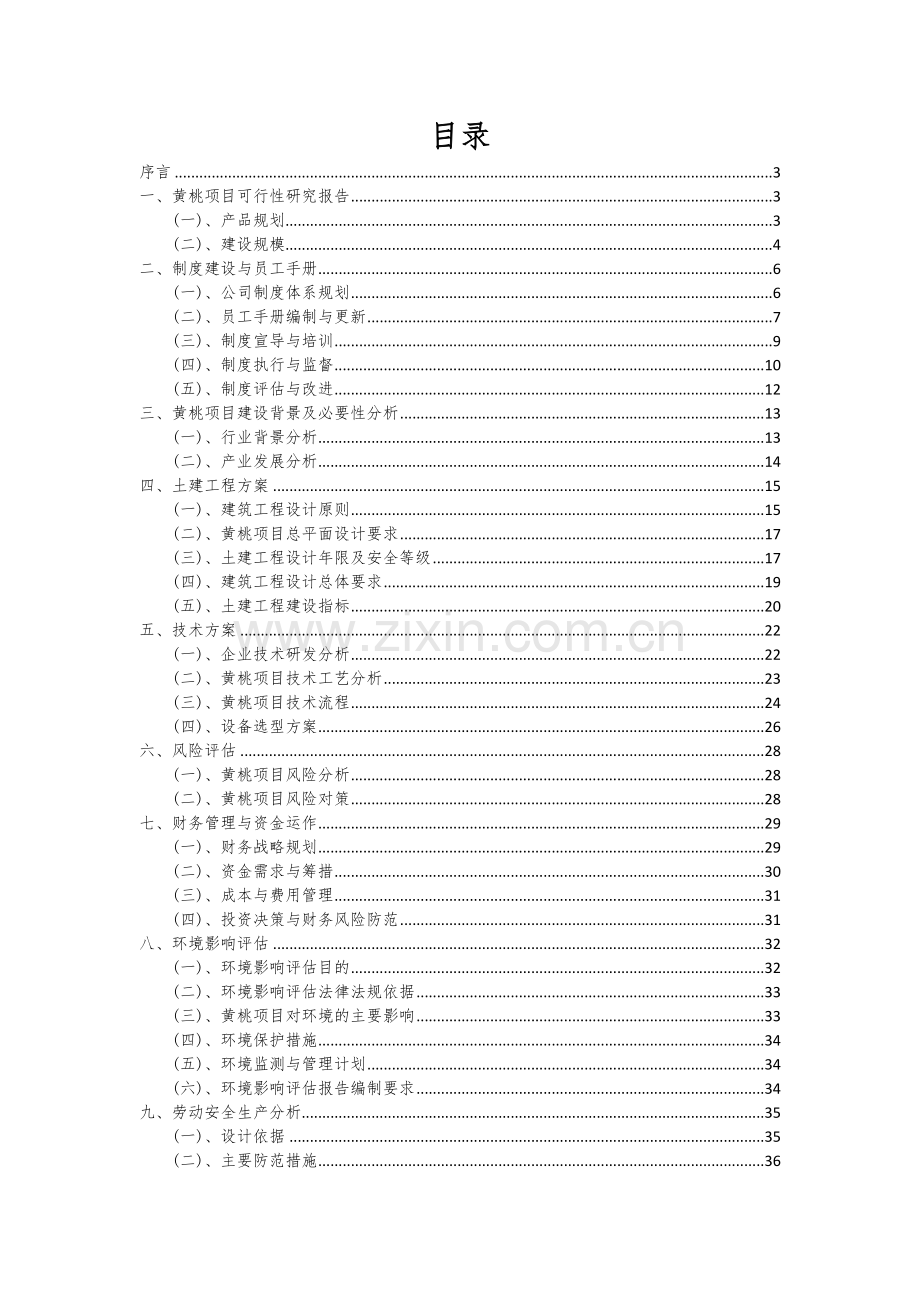 2024年黄桃项目可行性研究报告.docx_第2页