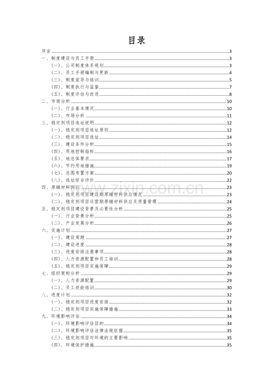 2024年稳定剂项目投资分析及可行性报告.docx_第2页