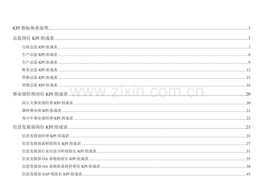 各部门职位指标库样本复习进程.doc_第2页