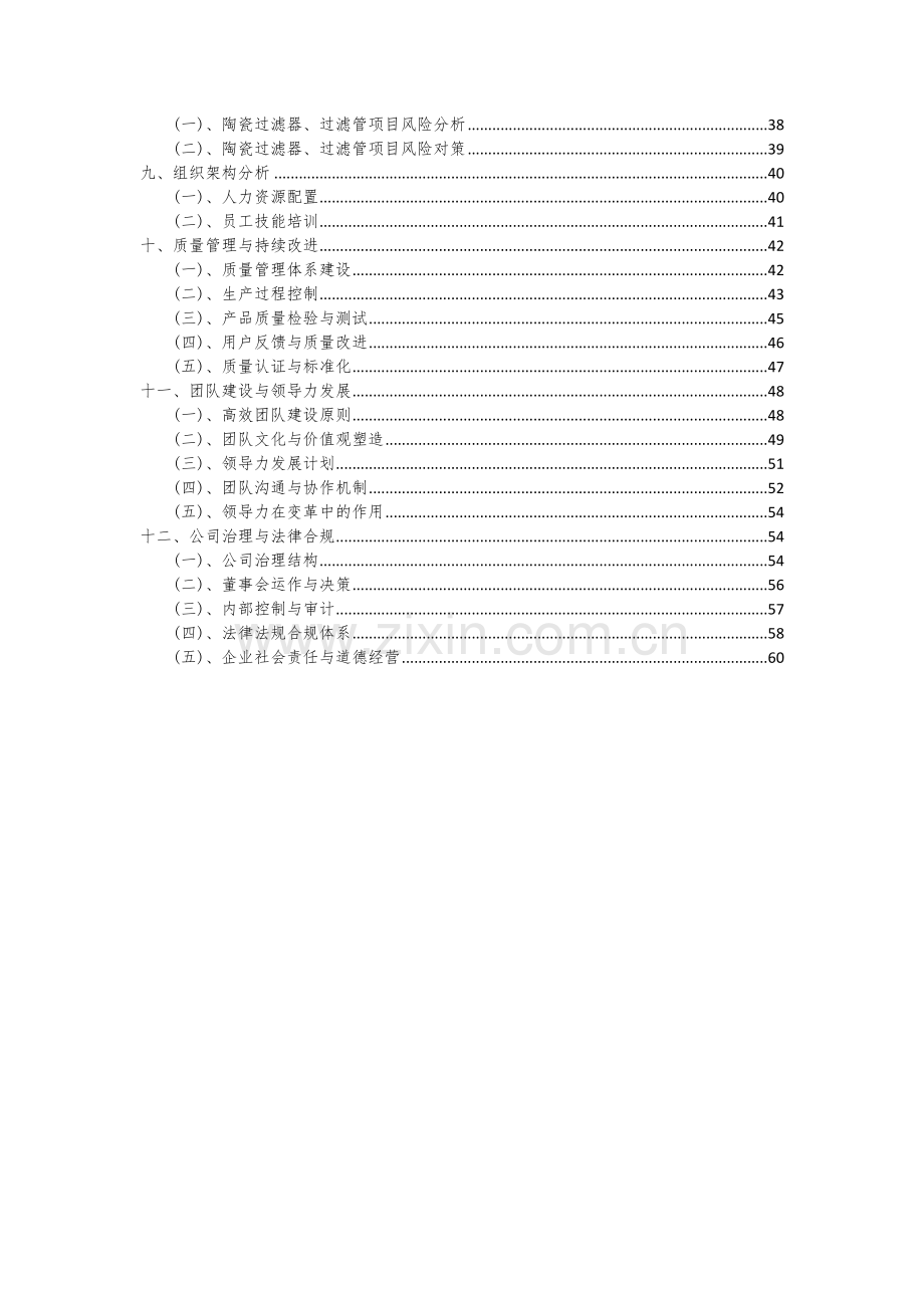 2024年陶瓷过滤器、过滤管项目深度研究分析报告.docx_第3页