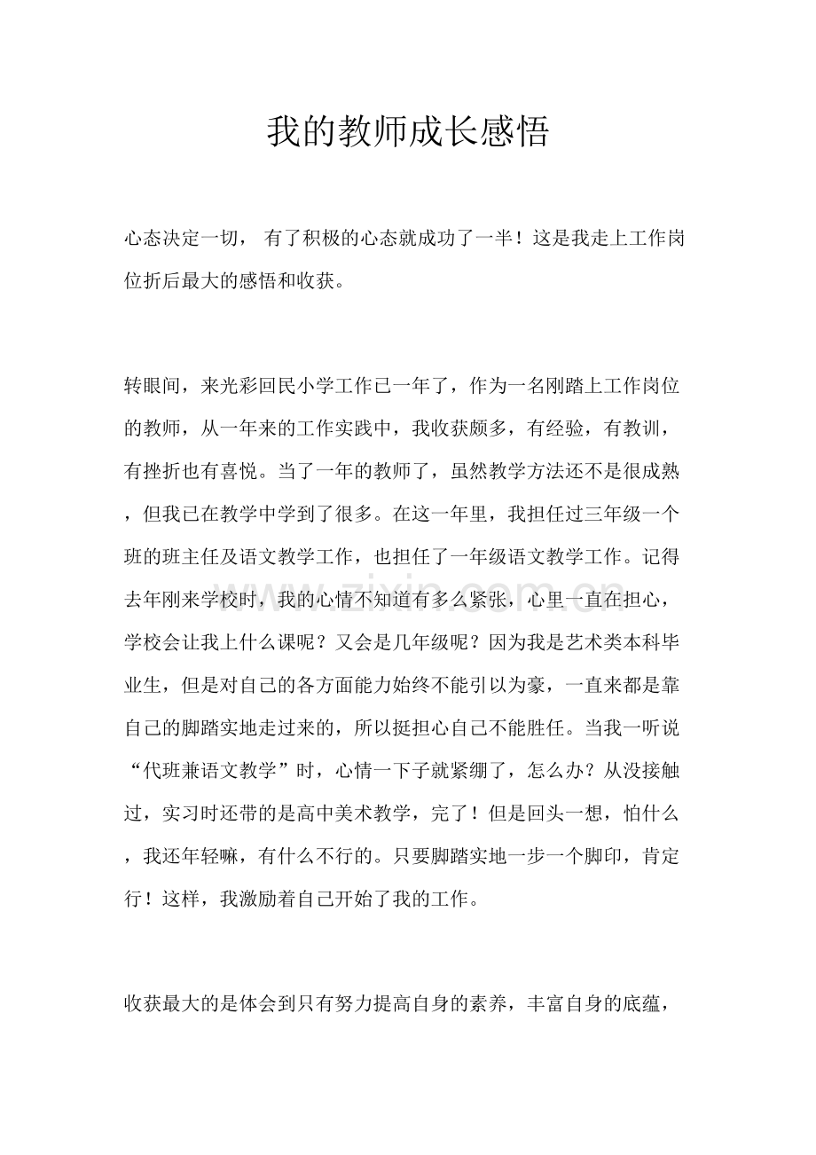 我的教师成长感悟教学提纲.doc_第2页