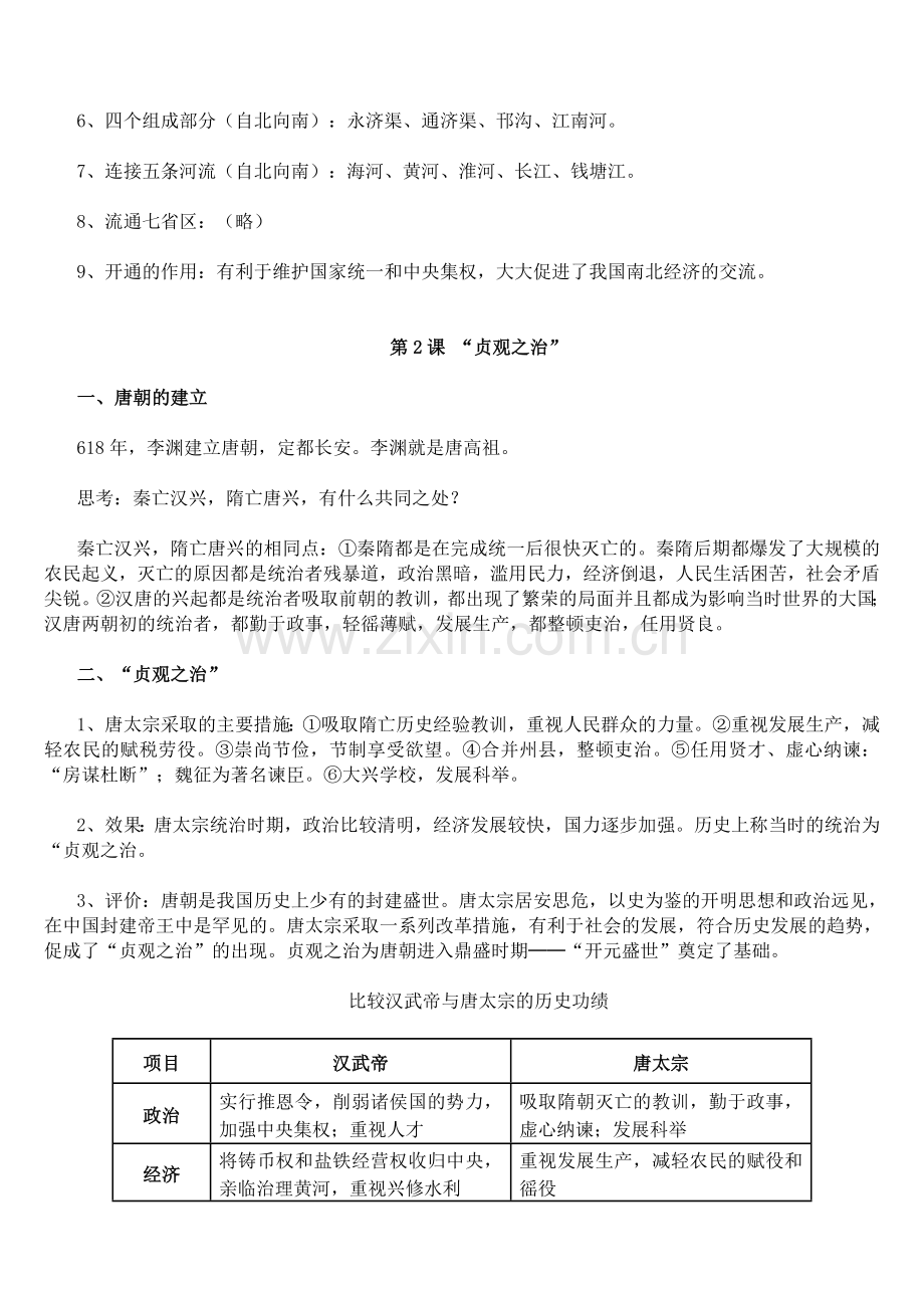 七年级下册历史知识要点归纳总结资料讲解.doc_第2页