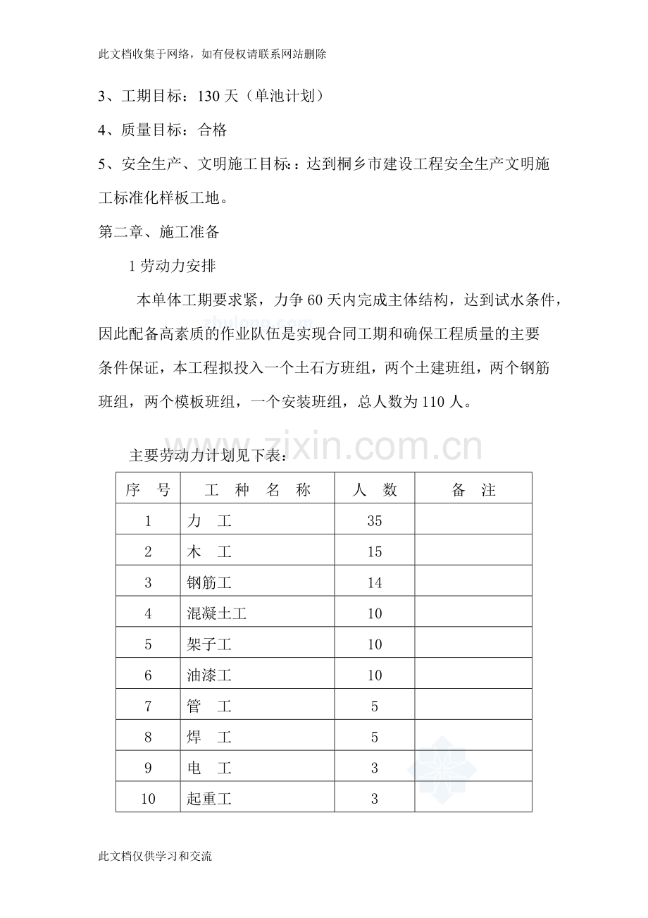 宝典某市水厂混合絮凝池、沉淀池施工方案资料讲解.doc_第2页