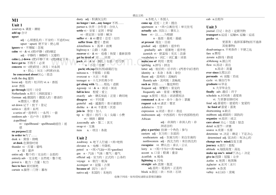 高中英语必修一到五的单词教学文稿.doc_第2页