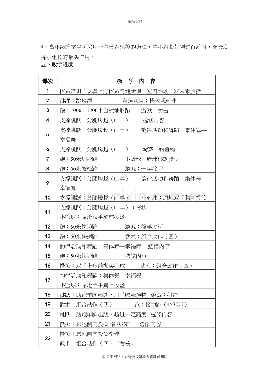 五年级体育教学计划及教案复习过程.doc_第3页