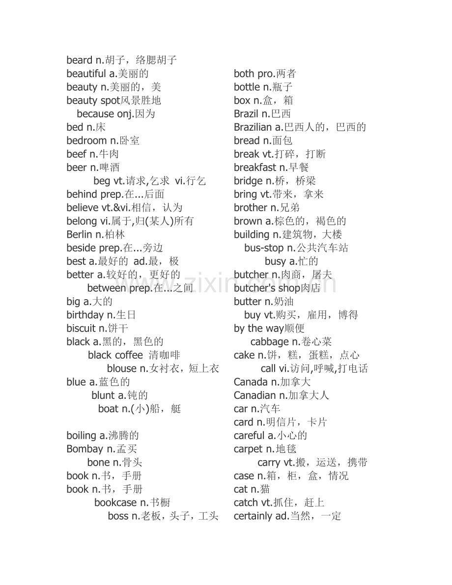 新概念英语第一册词汇总结(全)教学内容.doc_第2页