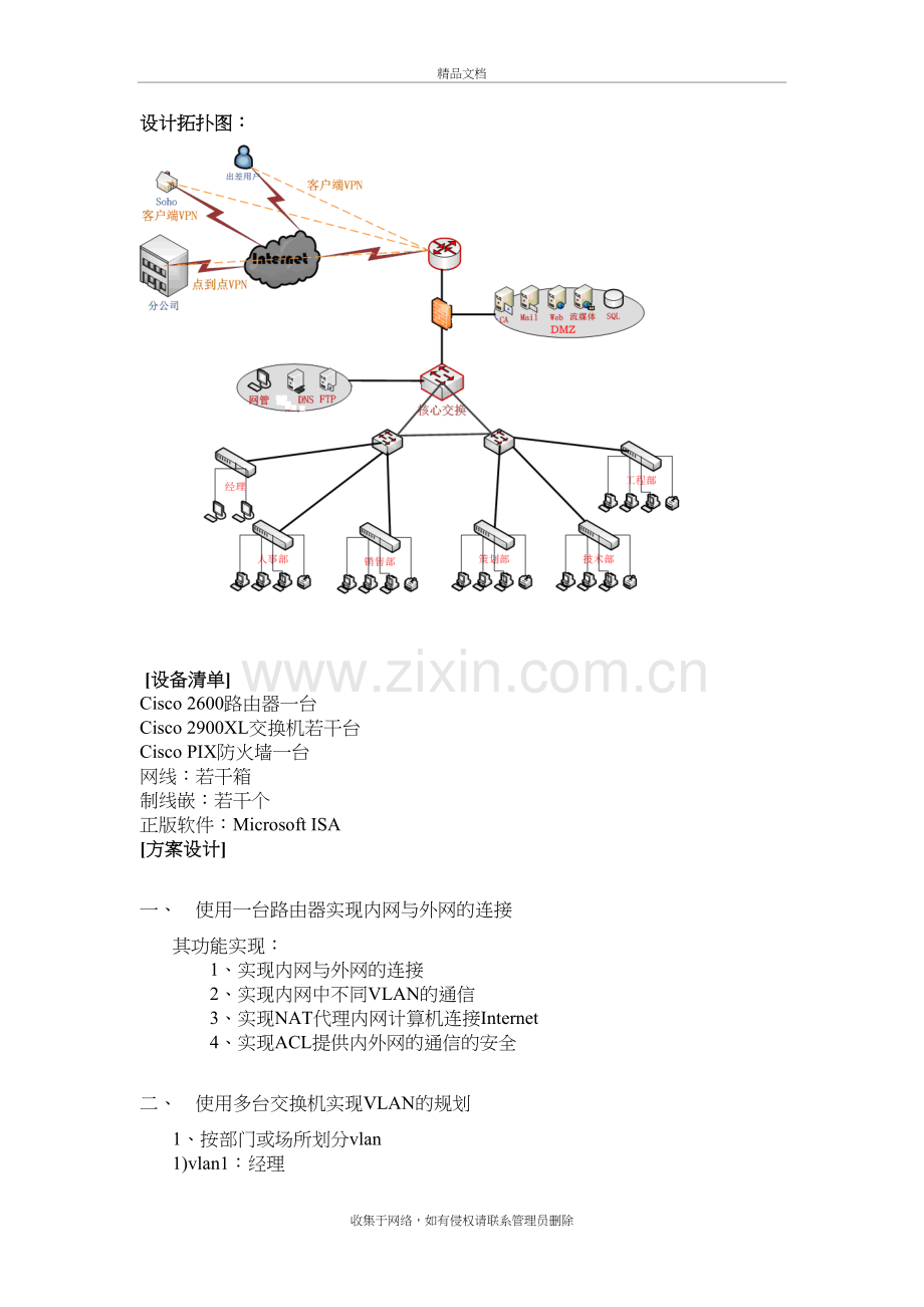 企业网络架设拓扑图讲解学习.doc_第2页