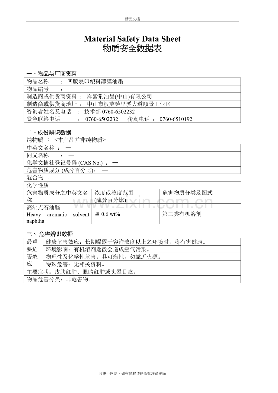 MSDS-油墨复习进程.doc_第2页