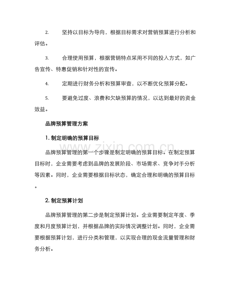 品牌预算管理方案.docx_第2页