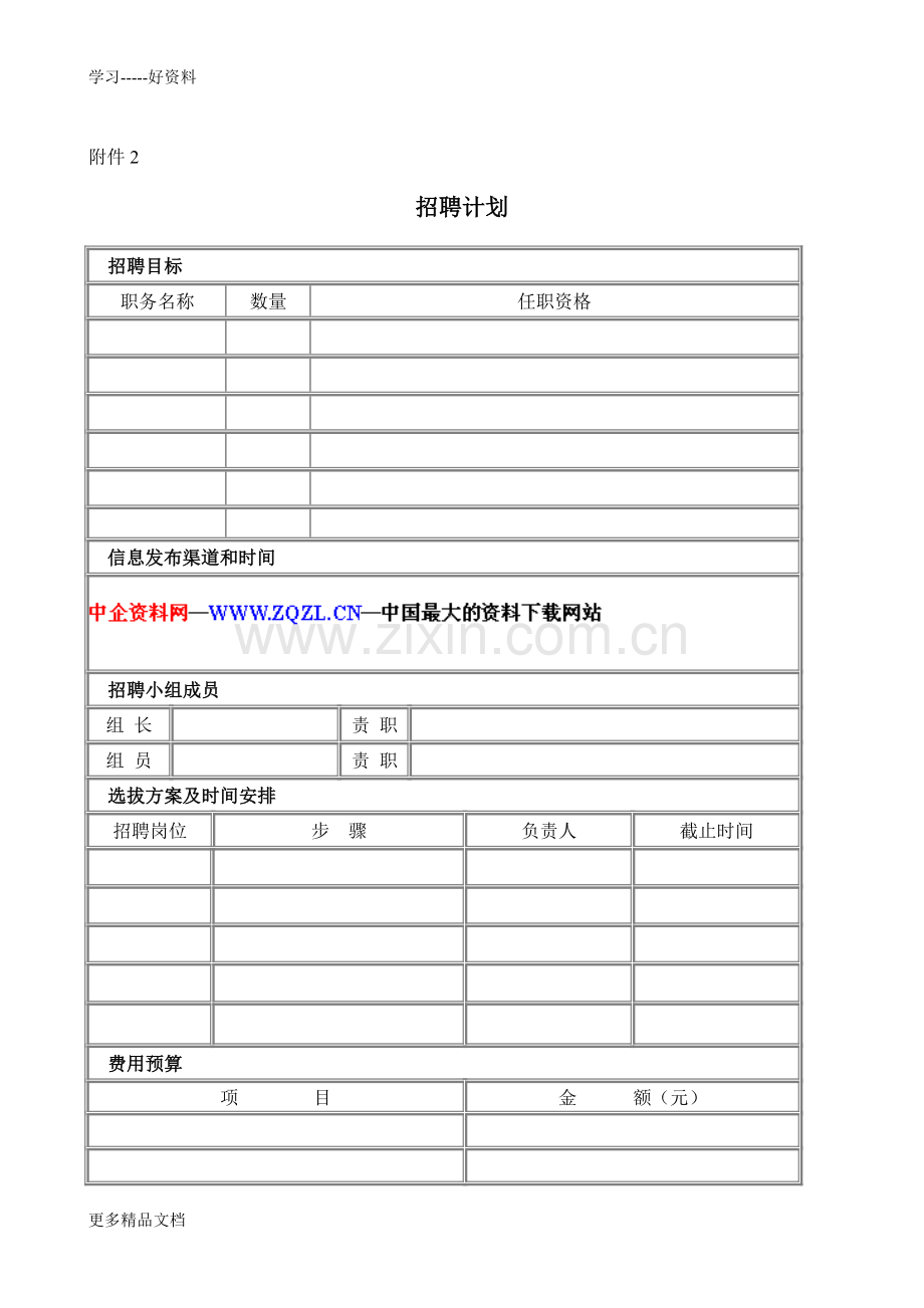 有限公司员工招聘录用管理表格大全知识讲解.doc_第2页