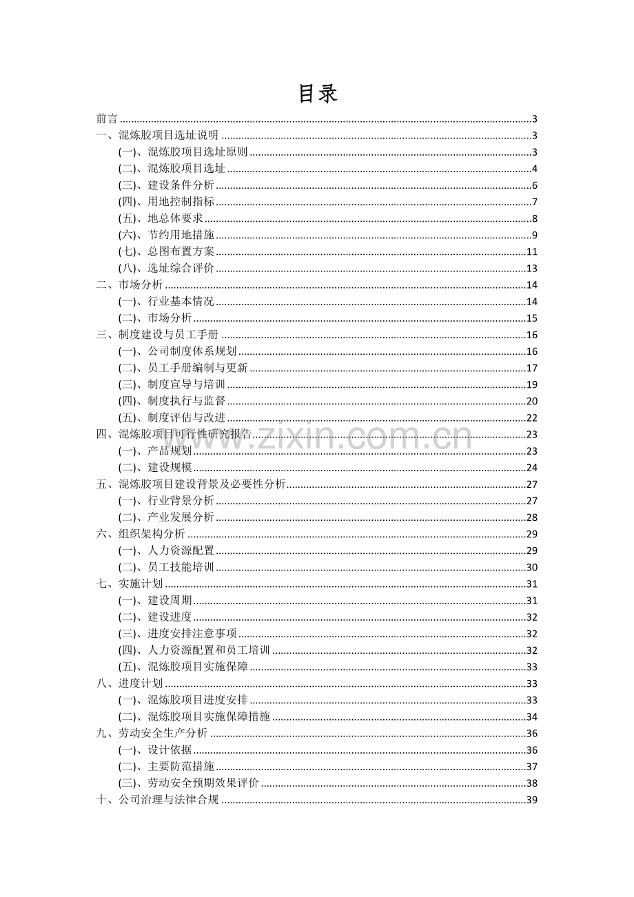 2024年混炼胶项目可行性分析报告.docx_第2页