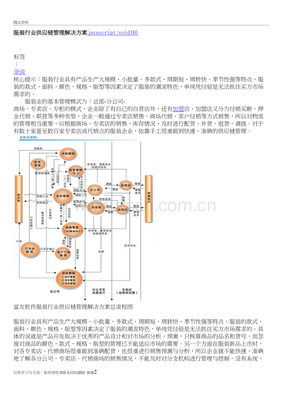 服装行业供应链管理解决方案教学文案.doc_第2页