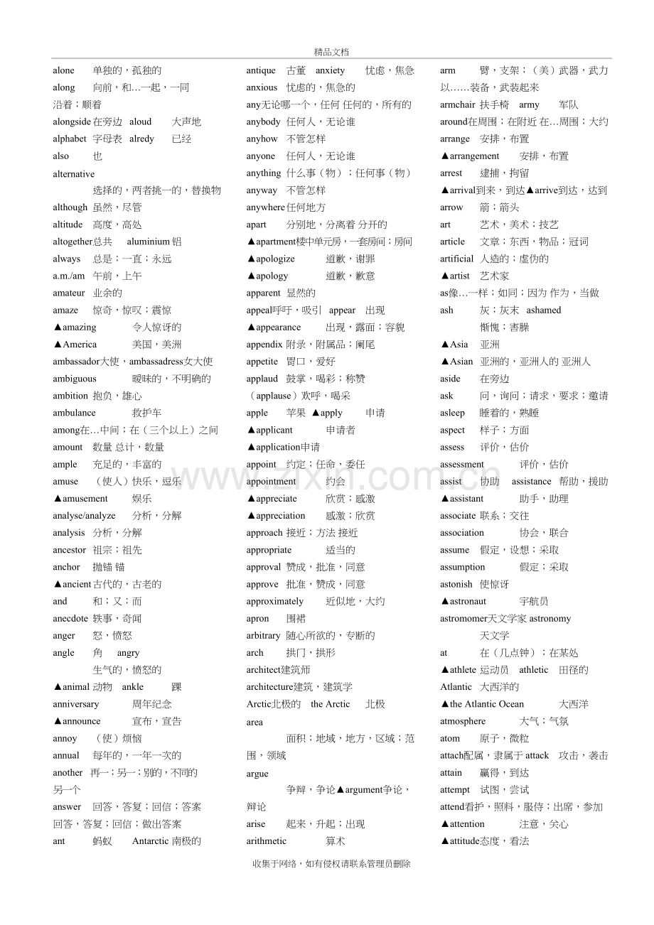 高中英语3500个必背单词1说课材料.doc_第3页