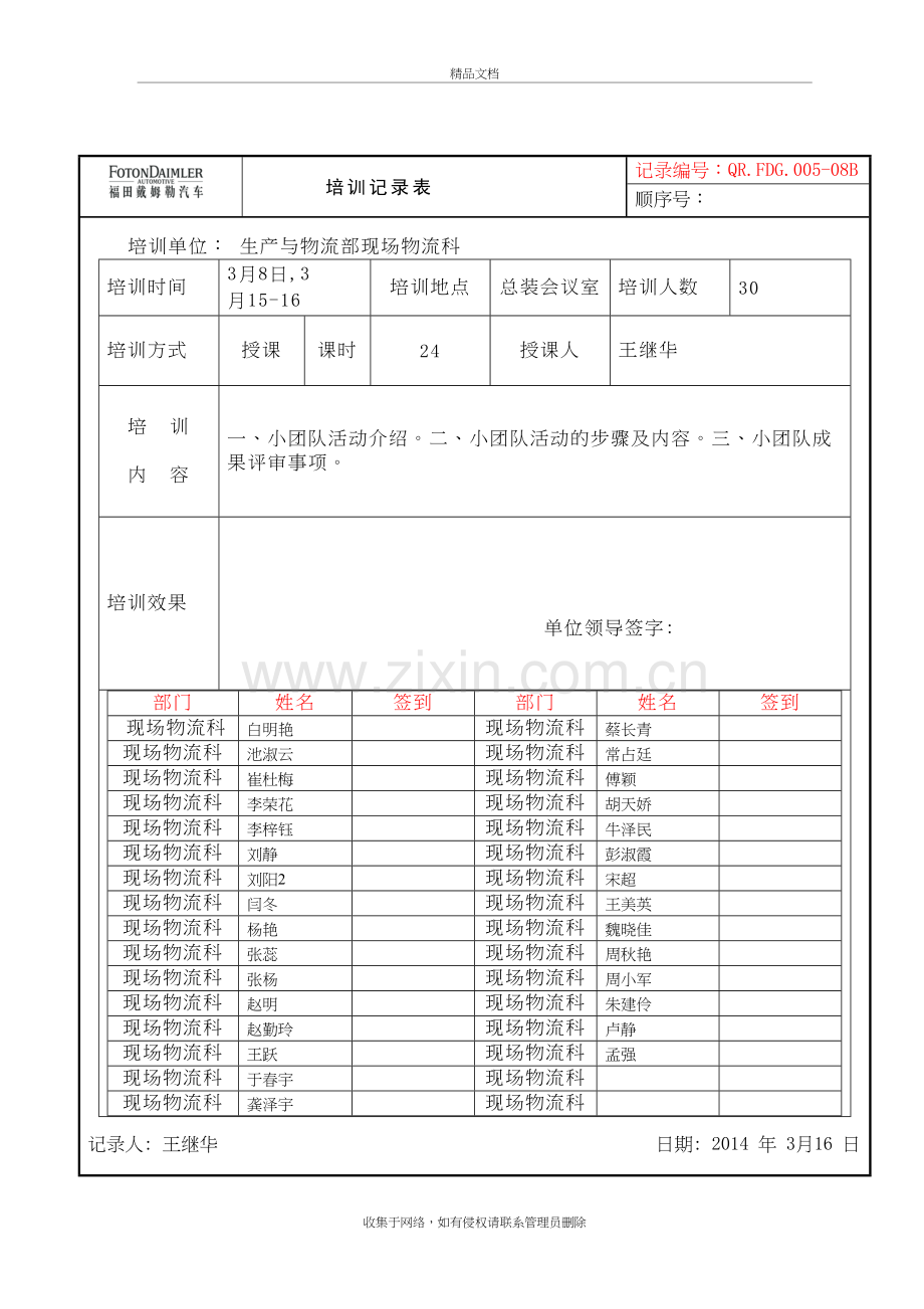 培训效果评价表模板说课讲解.doc_第2页