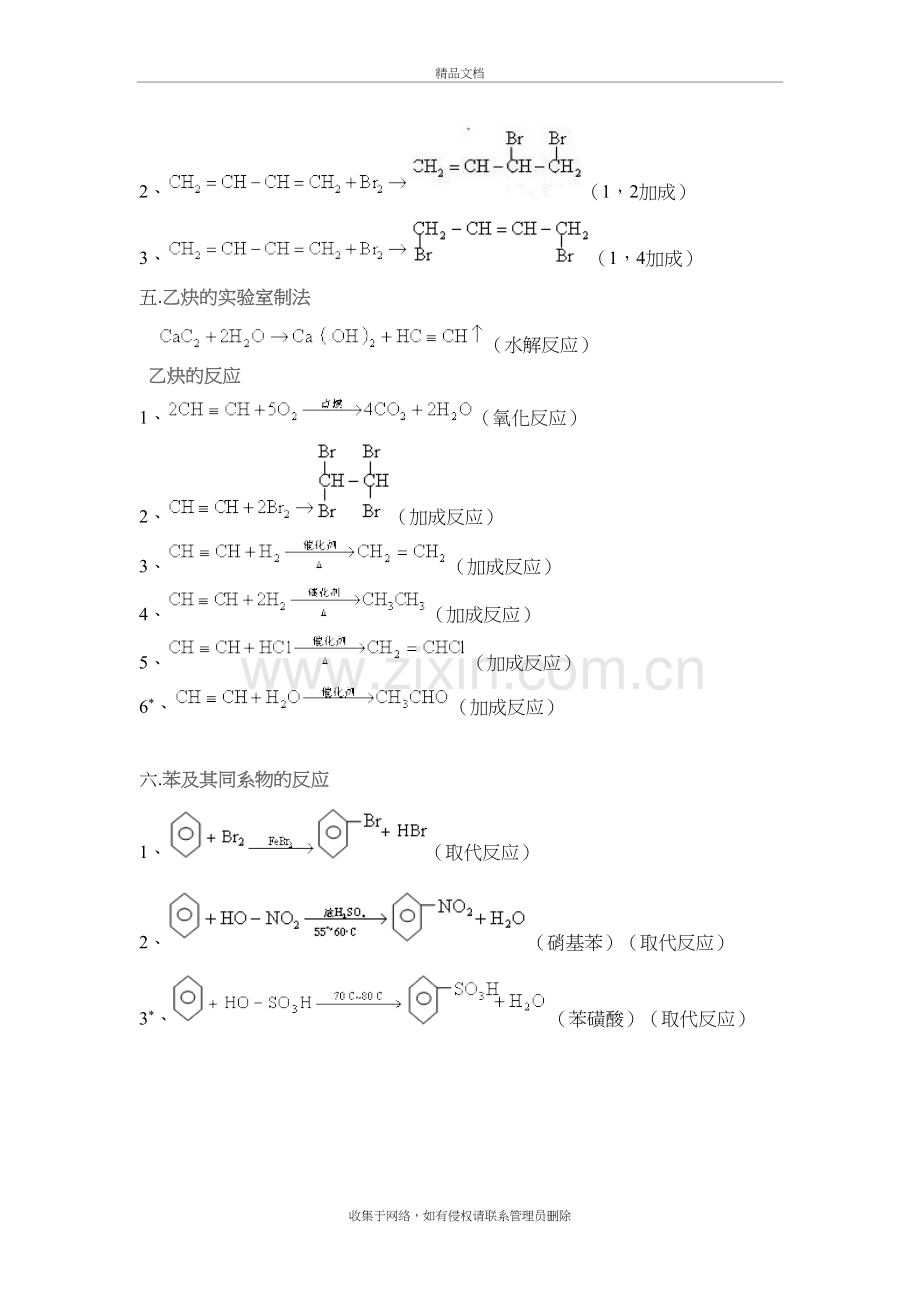 选修五化学方程式总结讲课讲稿.doc_第3页