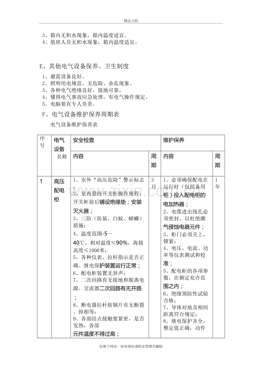 电气仪表设备维护保养制度教学提纲.doc_第3页