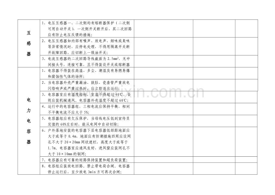 电气设施安全检查表电子教案.doc_第3页