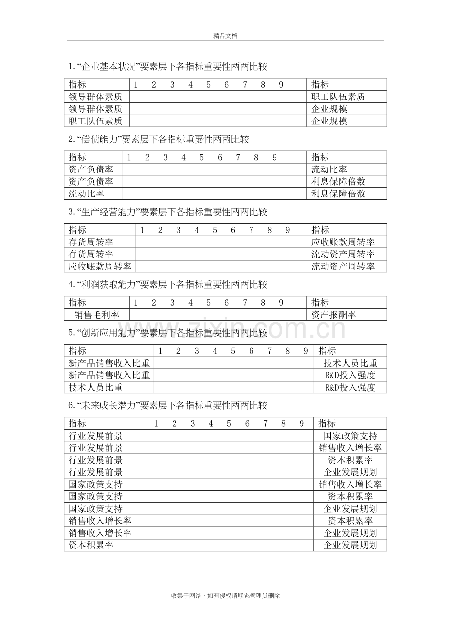 层次分析法调查问卷讲课讲稿.doc_第3页