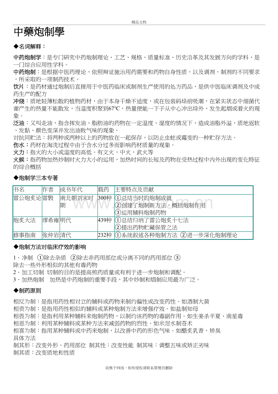 中药炮制学-整理版资料讲解.doc_第2页