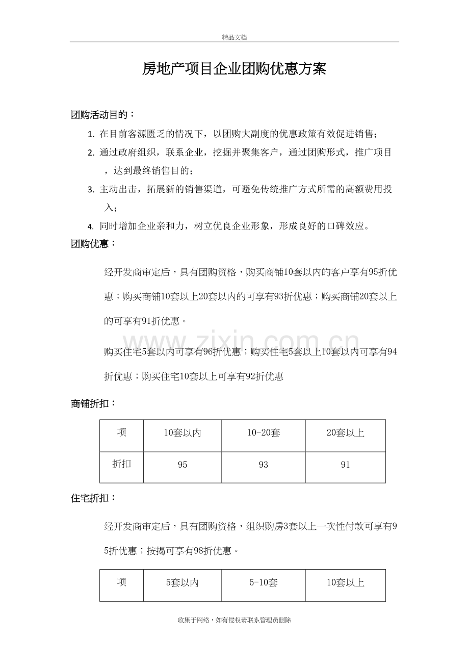 房地产项目团购方案资料讲解.doc_第2页