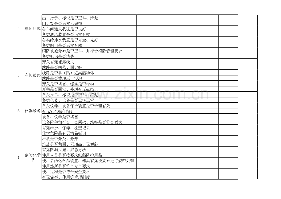 节前检查表word版本.xls_第2页