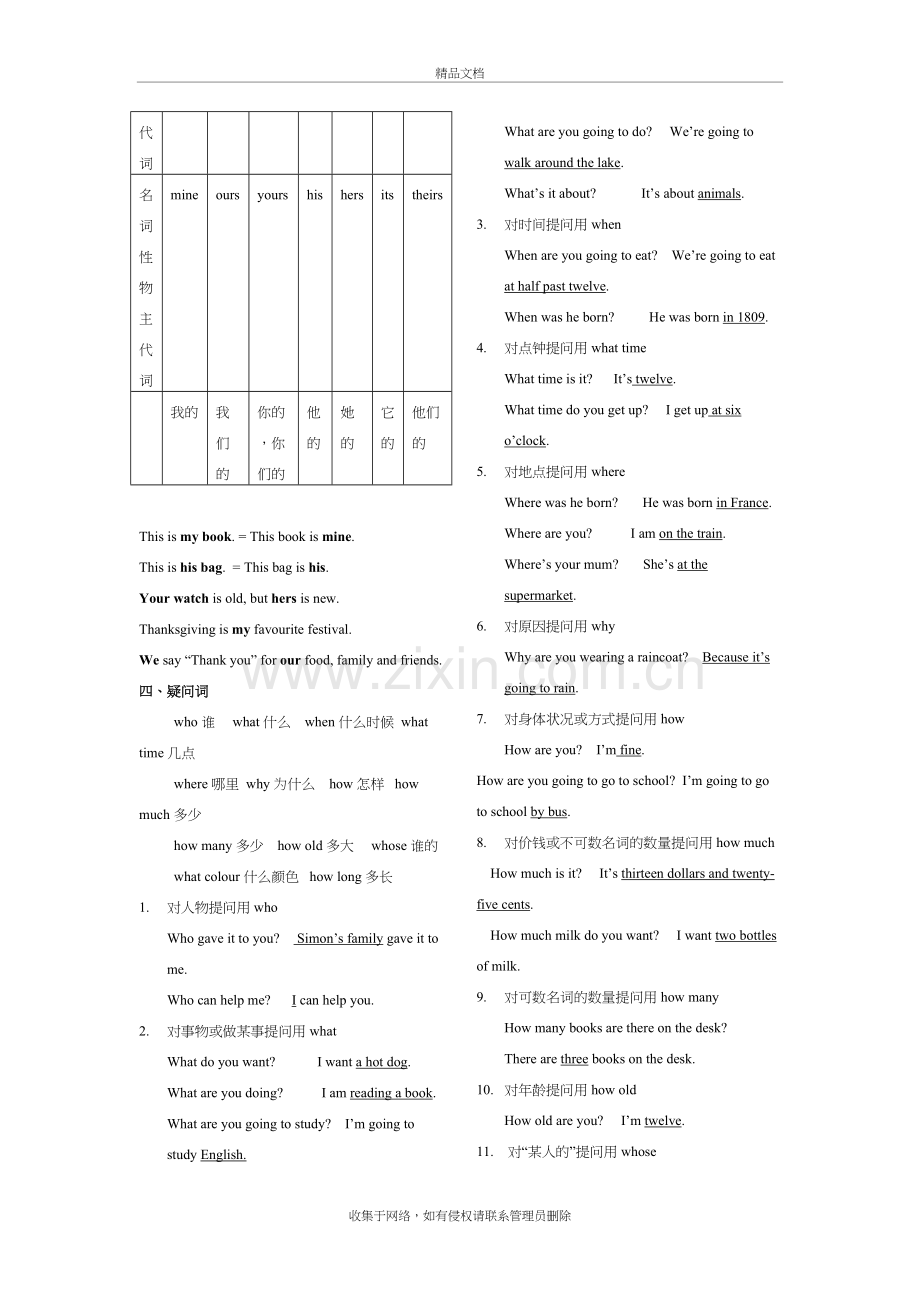 小学英语全部知识点复习精华版教程文件.doc_第3页