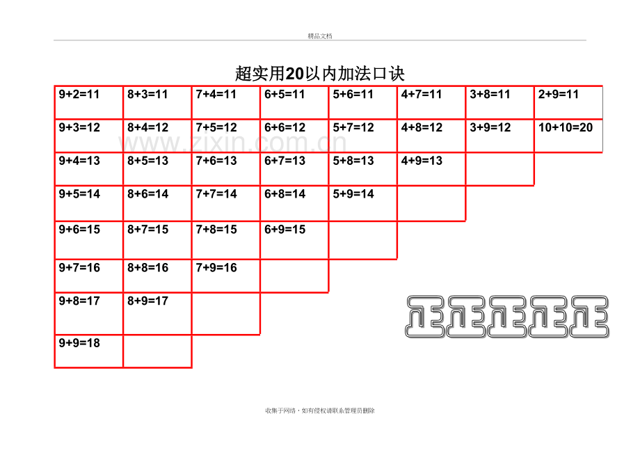 20以内的加减法口诀表备课讲稿.doc_第2页