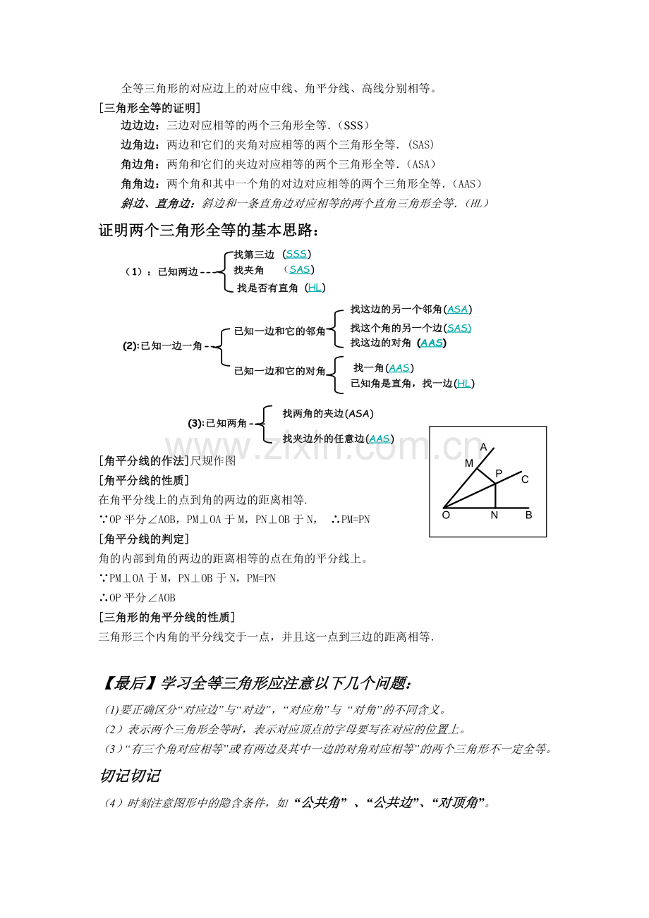 八年级数学上册知识点梳理教学文案.doc_第2页