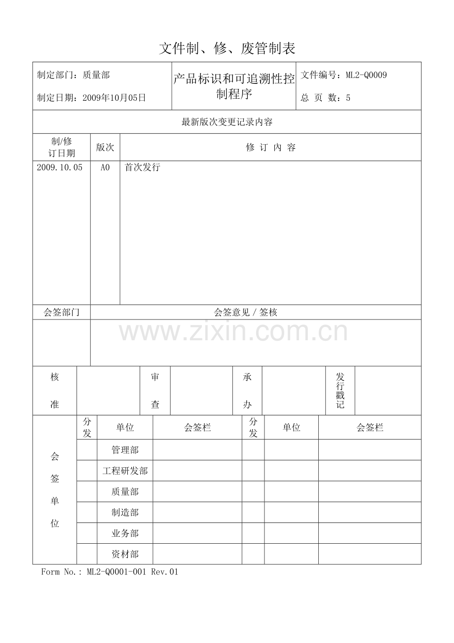 产品标识和可追溯性控制程序演示教学.doc_第2页