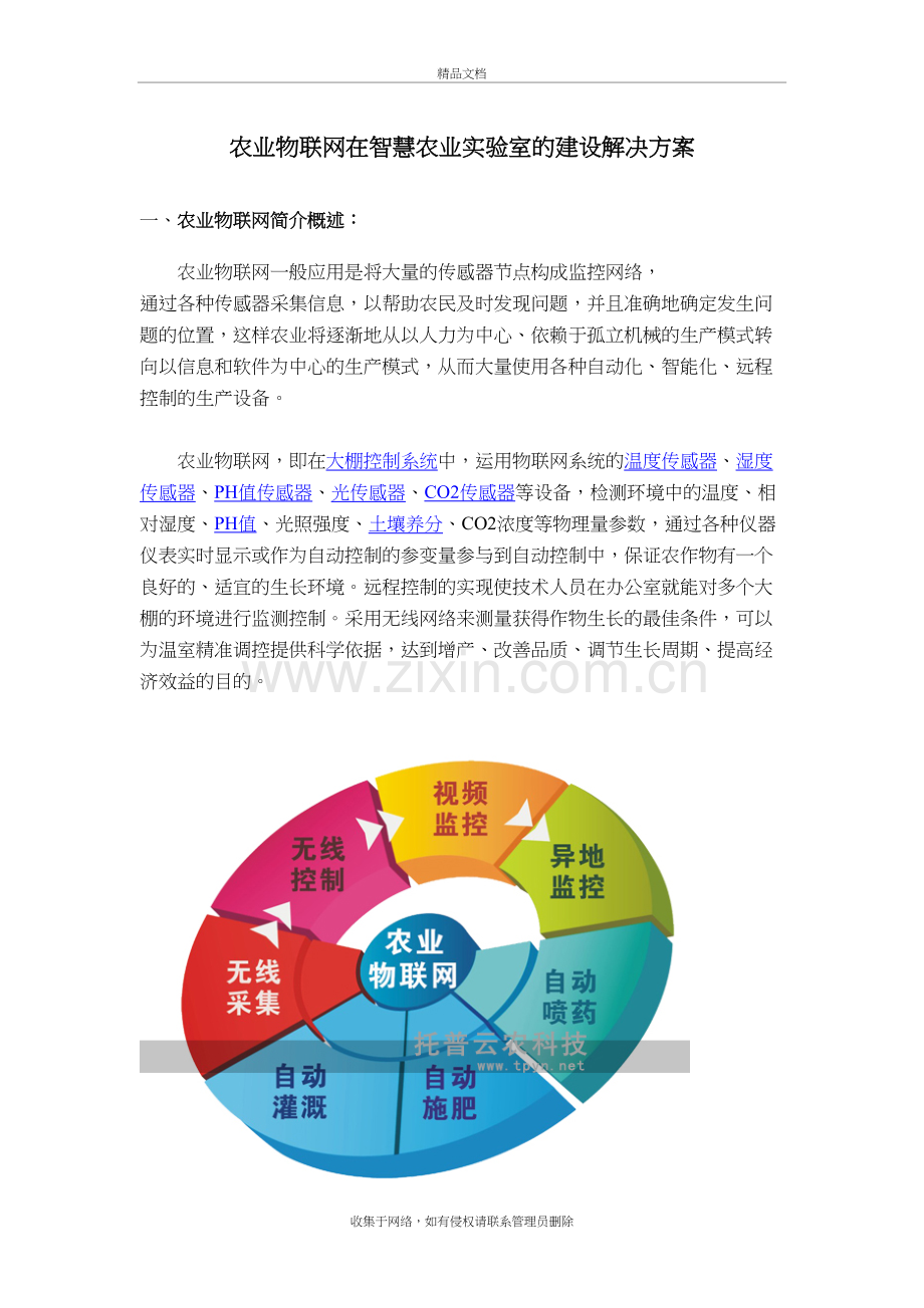 农业物联网在智慧农业实验室的建设解决方案12复习进程.docx_第2页