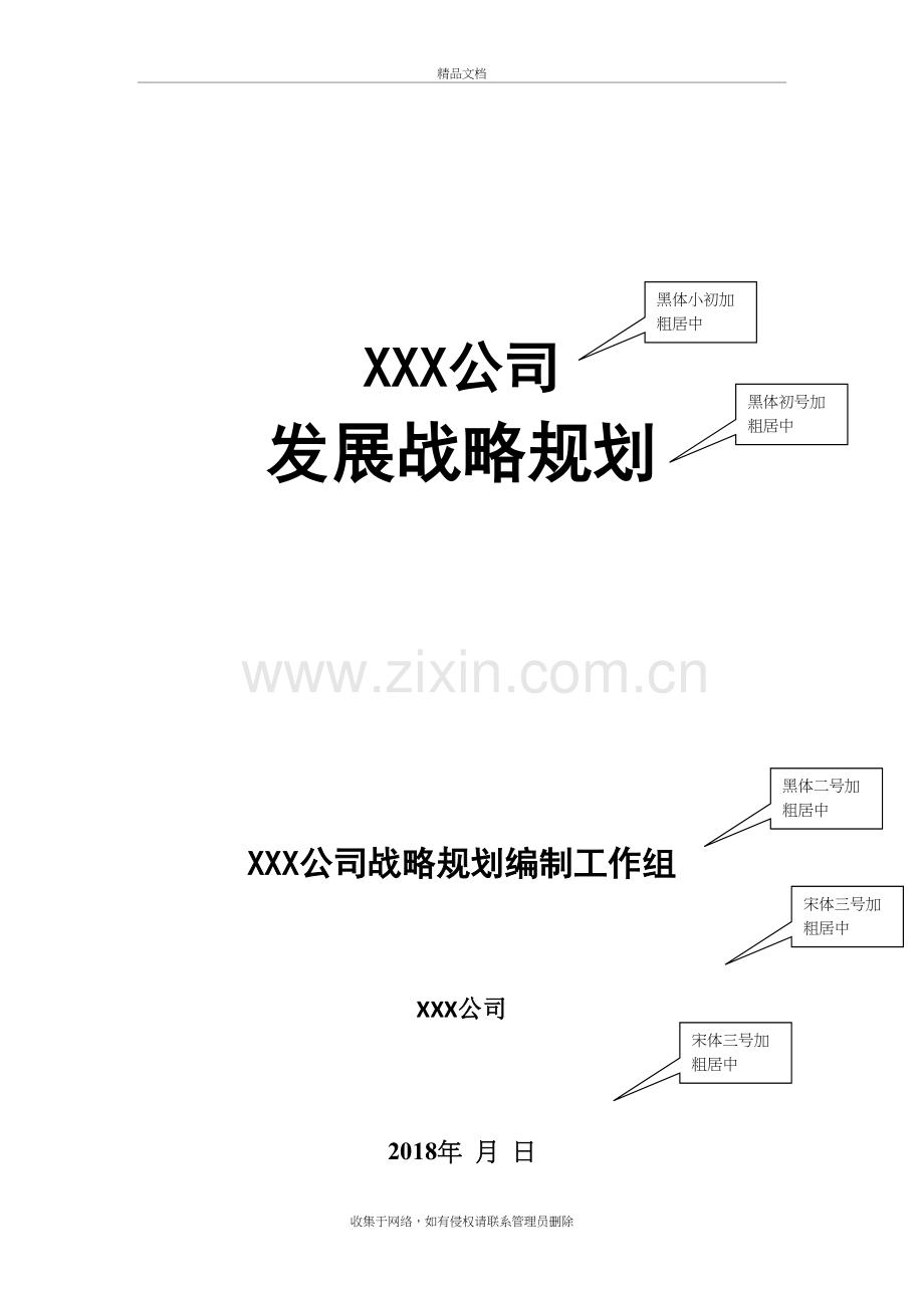 公司战略规划模板教学提纲.doc_第2页