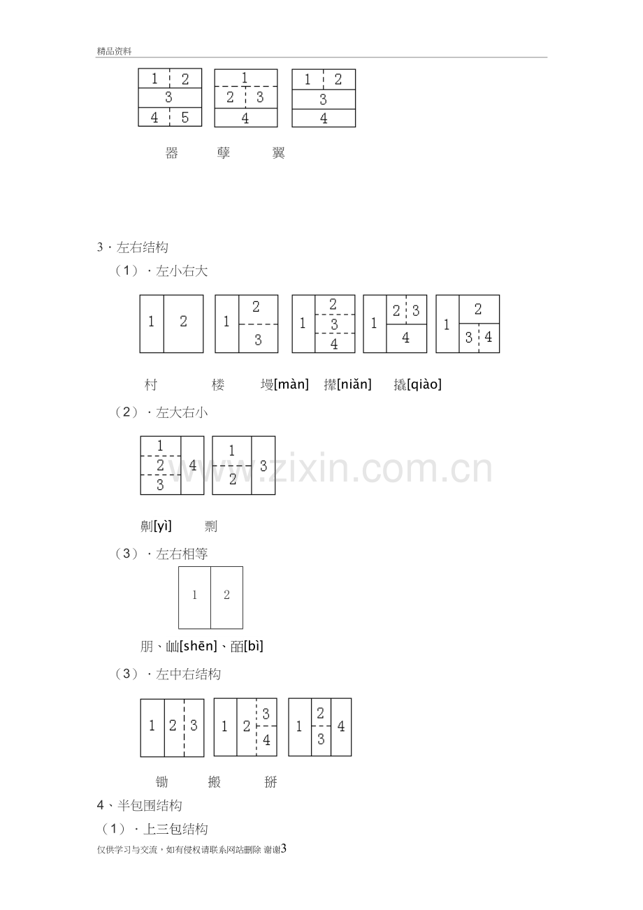 汉字结构类型图示表知识分享.doc_第3页