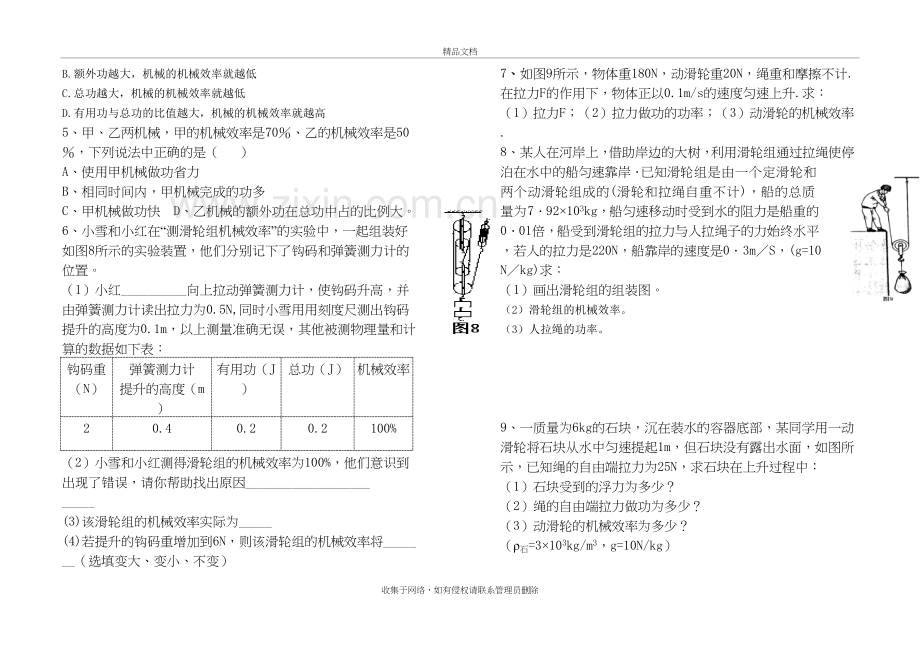 滑轮组机械效率计算专题word版本.doc_第3页