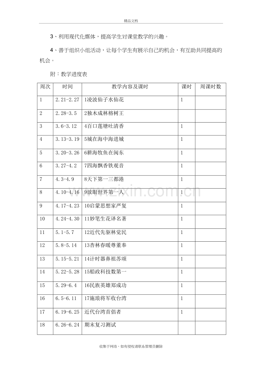 五年级下册海西家园教学计划教学文案.doc_第3页