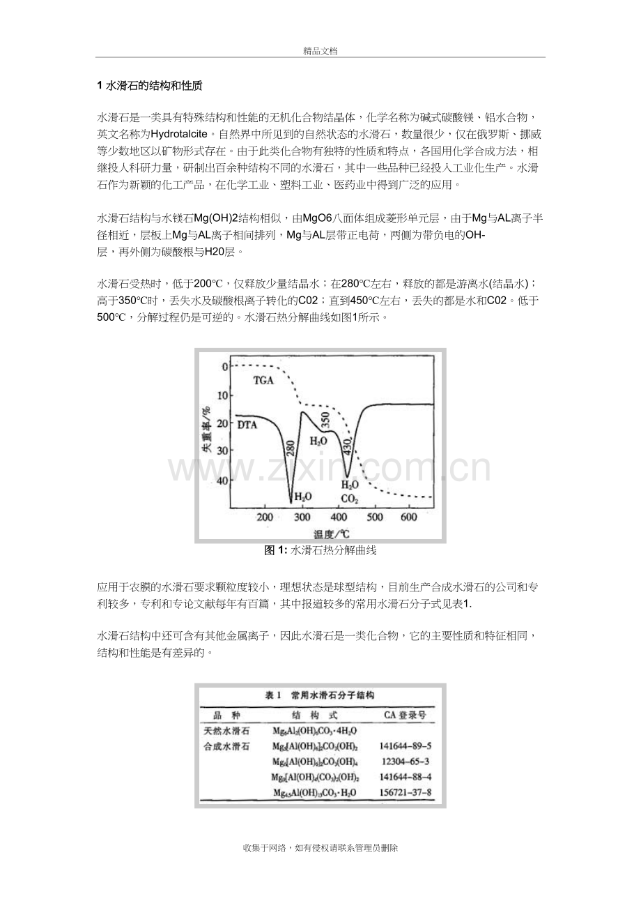 水滑石的结构和性质以及市场应用介绍讲解学习.doc_第2页