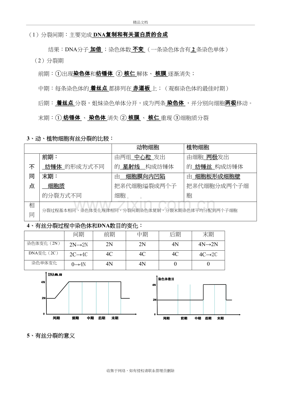 高中生物必修二知识点填空(含答案)0讲解学习.doc_第3页