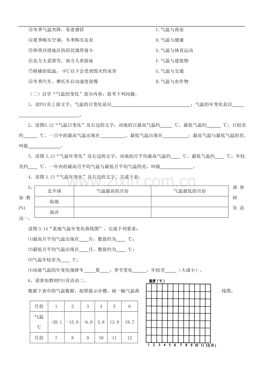 七年级地理气温和气温的分布学习资料.doc_第2页