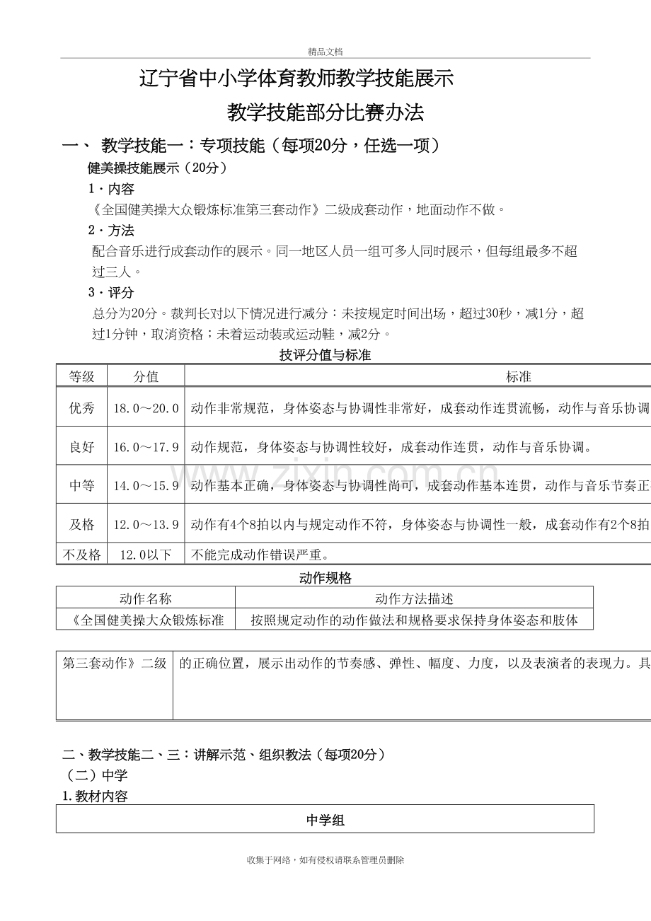 辽宁省中小学体育教师教学技能展示讲课教案.doc_第2页