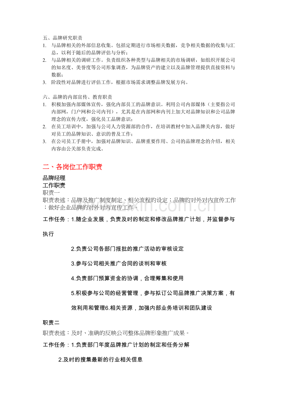 品牌管理部工作内容教案资料.doc_第3页