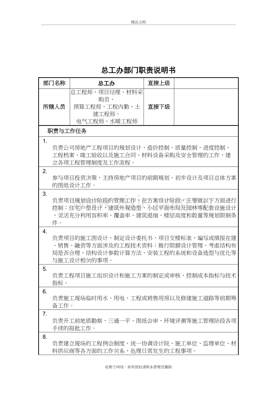 工程部部门及岗位职责演示教学.doc_第3页