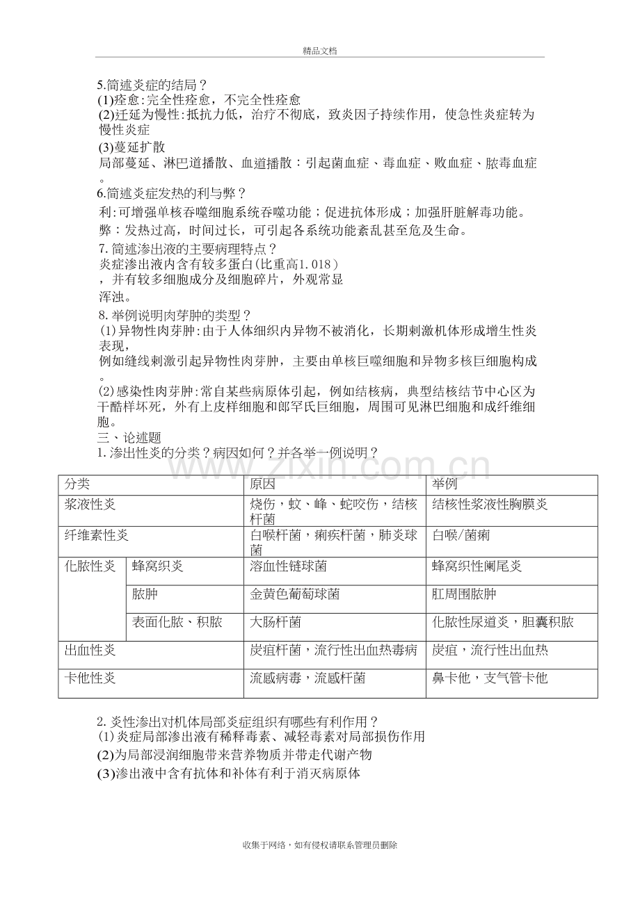 炎症习题答案演示教学.doc_第2页