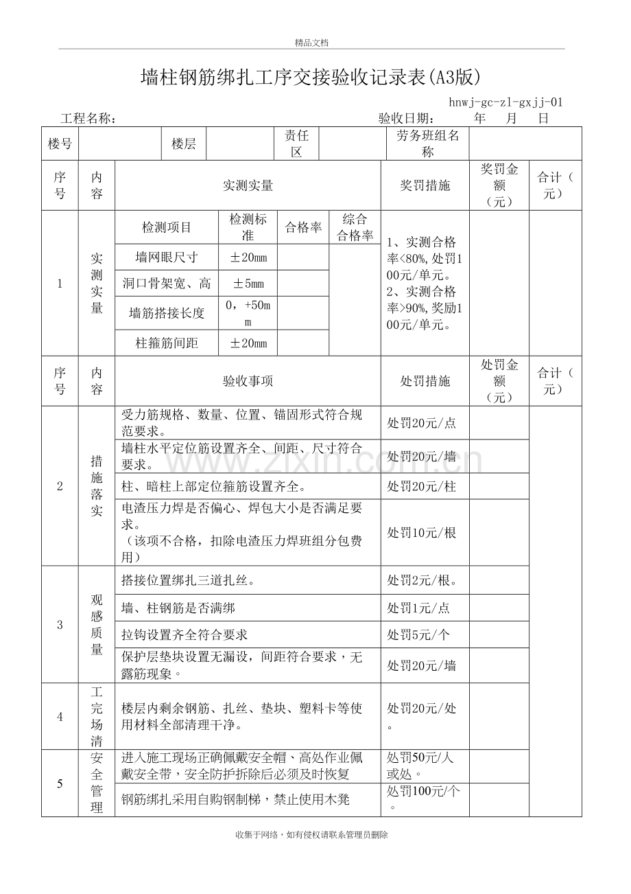 工序交接验收记录格式上课讲义.doc_第2页