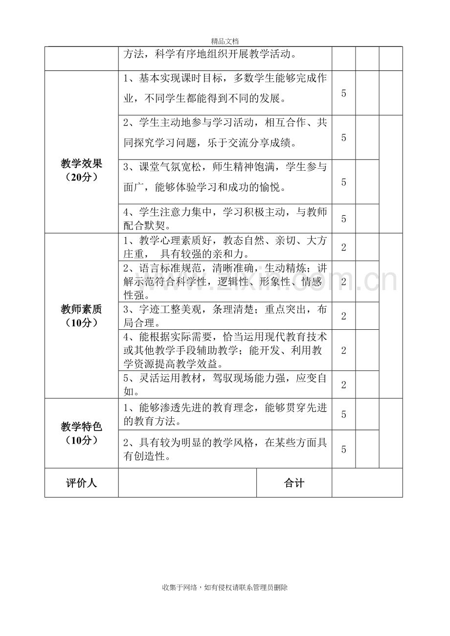 课堂教学效果评价表doc资料.doc_第3页