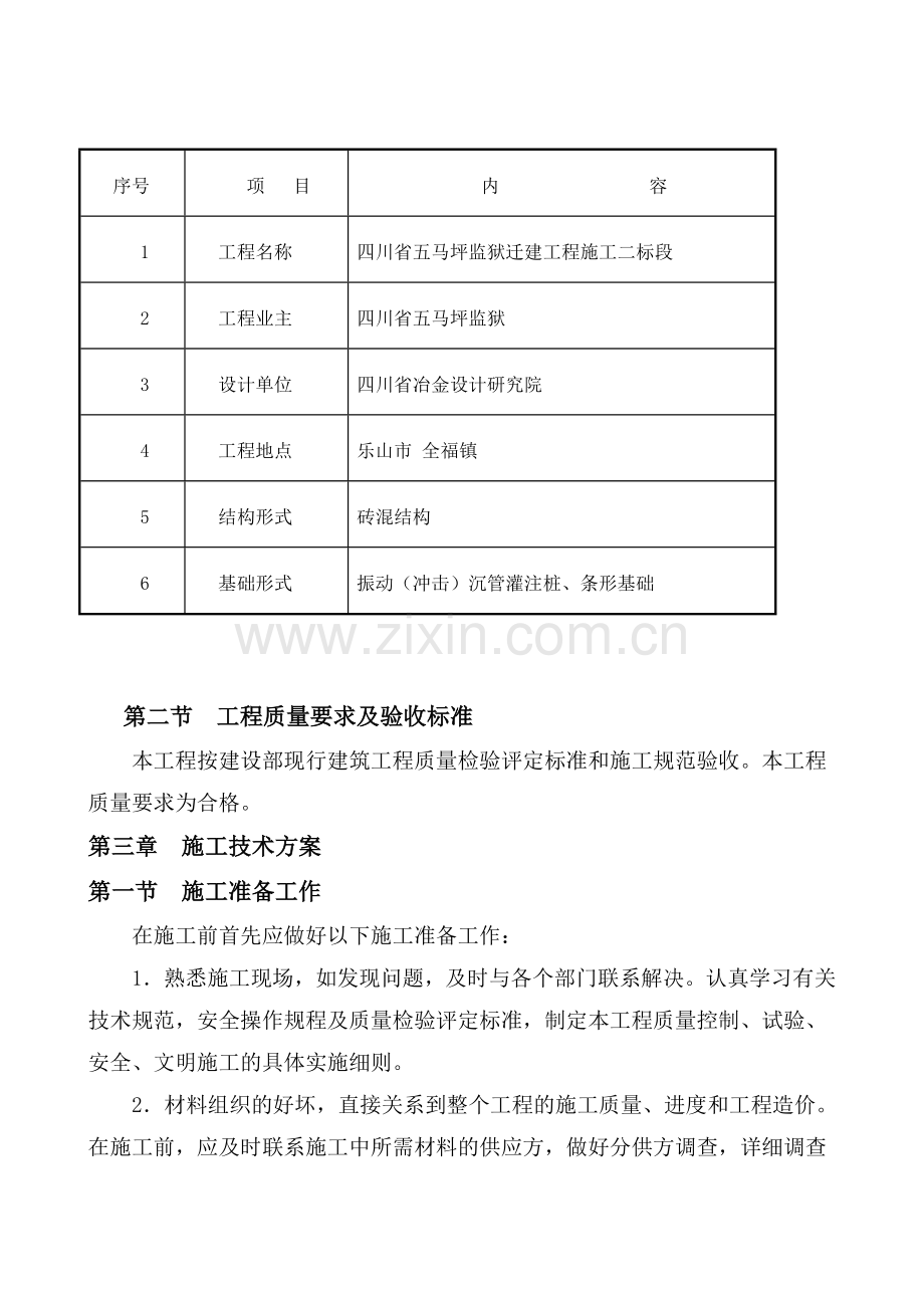 砖砌围墙工程施工方案-2教学教材.doc_第2页