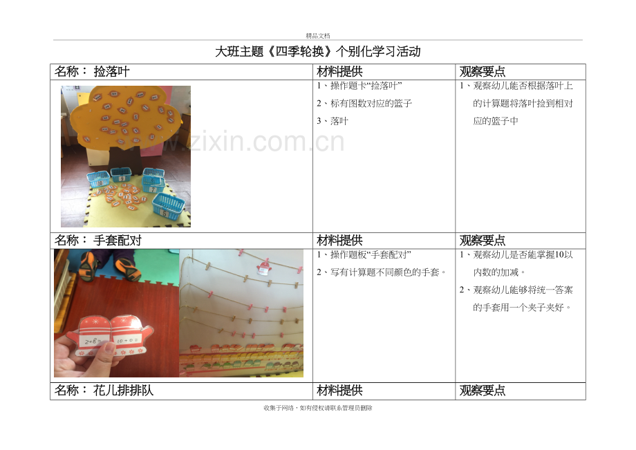 个别化学习活动(四季)总汇word版本.doc_第2页