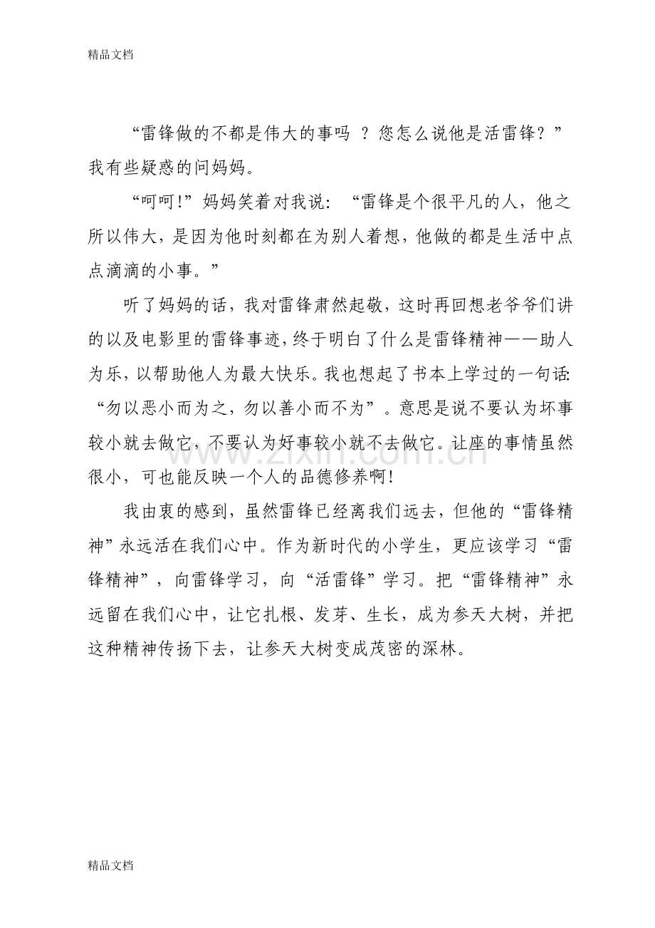 我心中的雷锋教学文稿.doc_第3页