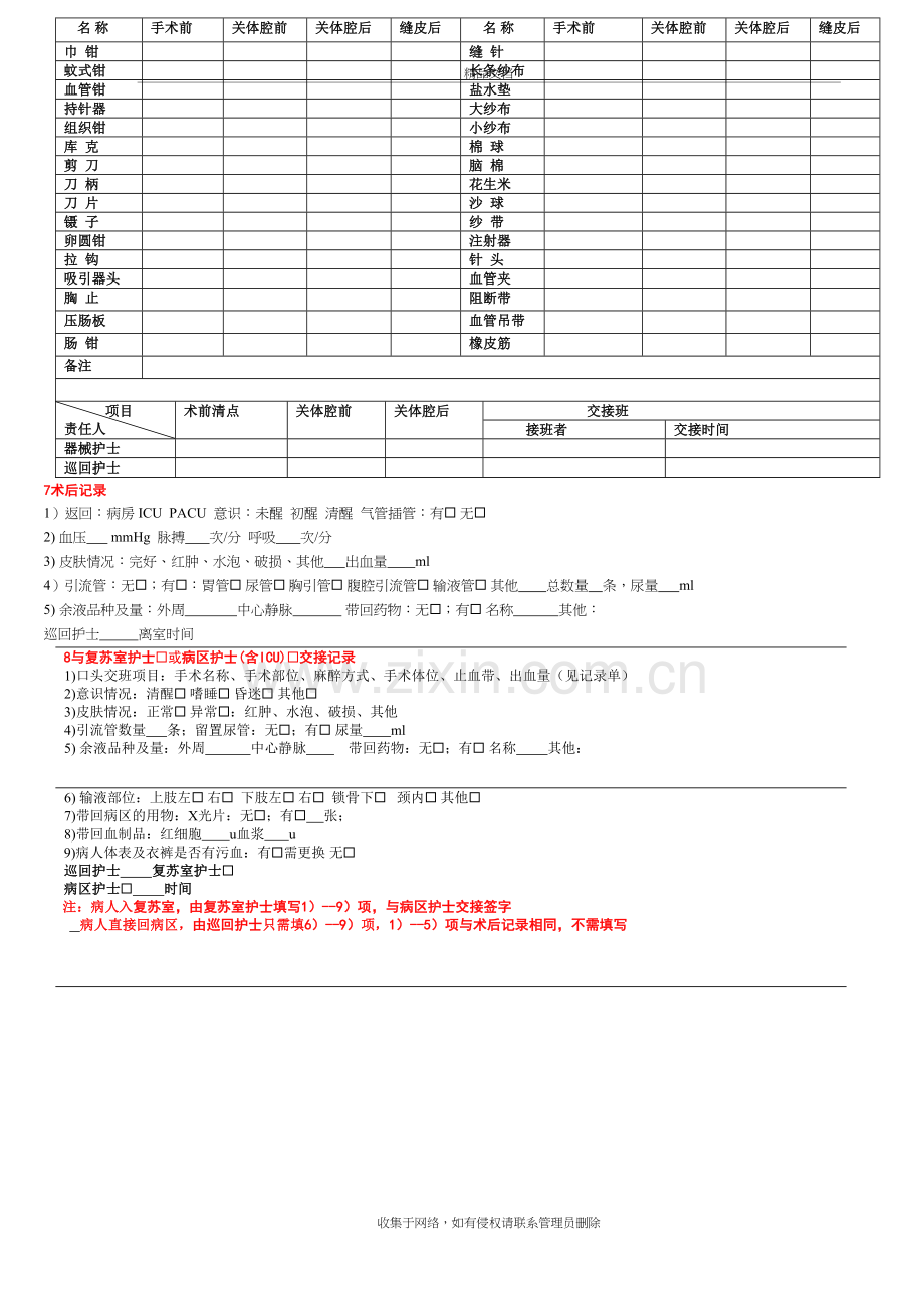 手术护理记录单说课材料.doc_第3页