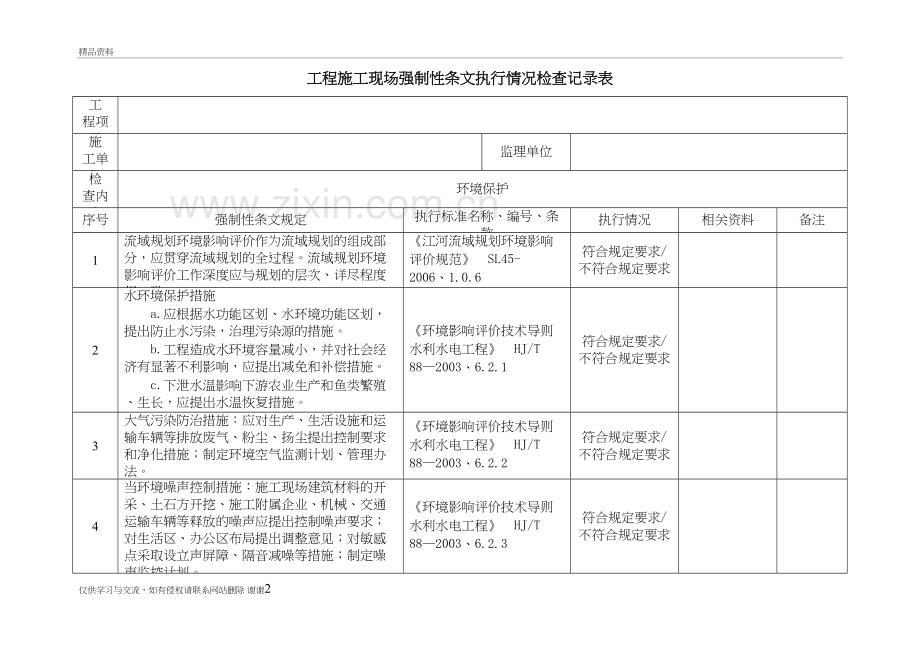 水利强制性条文检查用表复习课程.doc_第2页