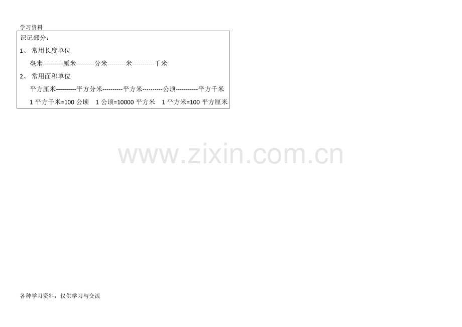 人教版四年级数学上册第二单元《认识公顷和平方千米》练习题复习过程.doc_第3页