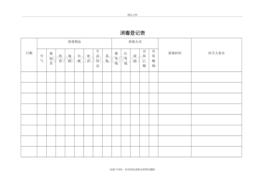 消毒登记表教学提纲.doc_第2页